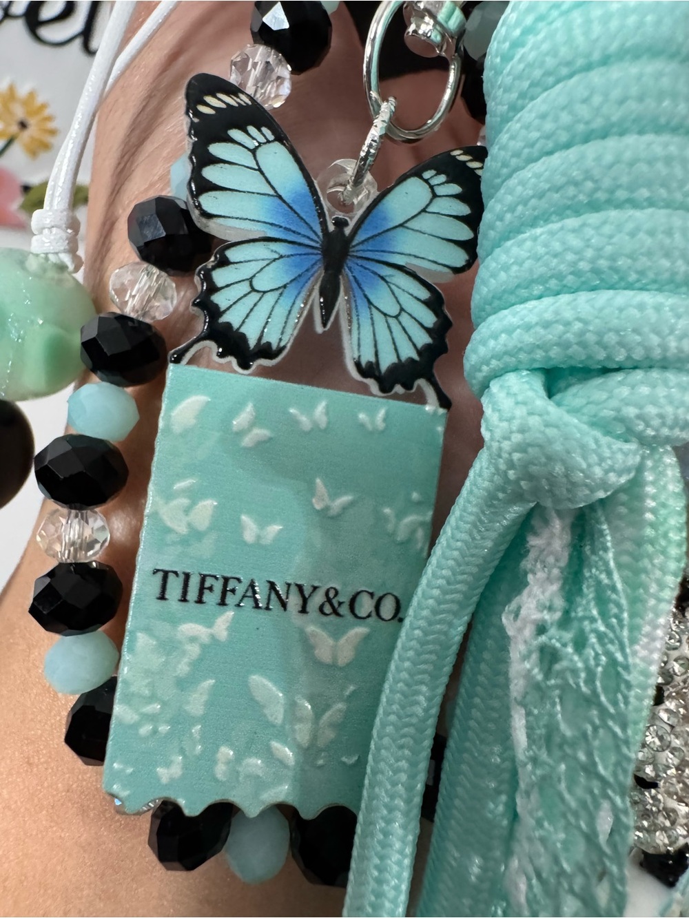 Blue Phone/Key/Bag Chain #P1131 - Picture 6 of 11
